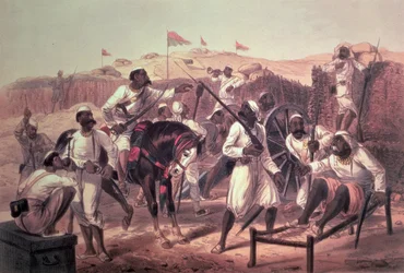 Mutinous Sepoys, from 